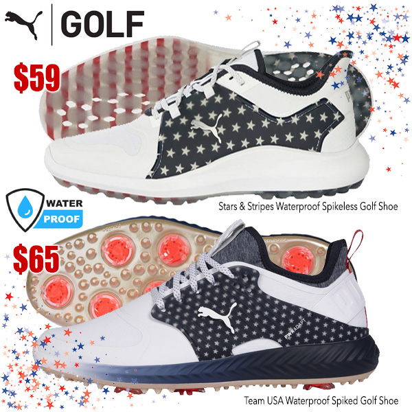PUMA Waterproof Golf Shoes! Support the USA